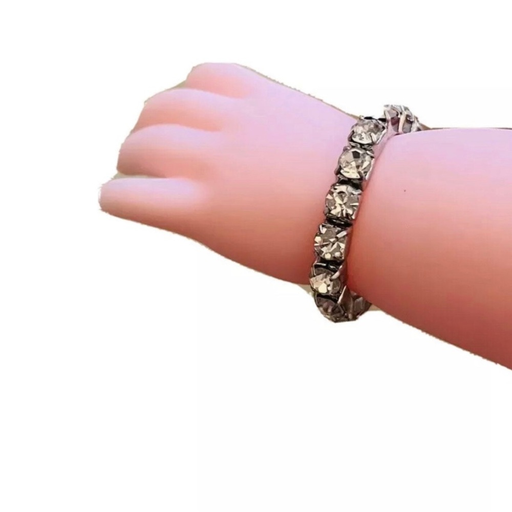 Rhinestone Stretch Doll Bracelet Fits 16-22 Inch Cissy Dollikin Revlon Dolls